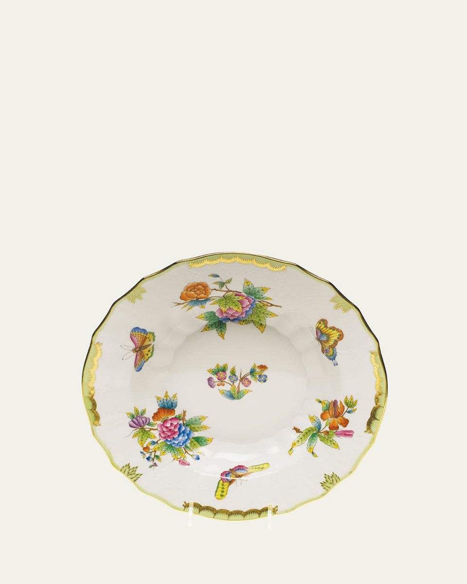 Queen Victoria Rimmed Soup Bowl
